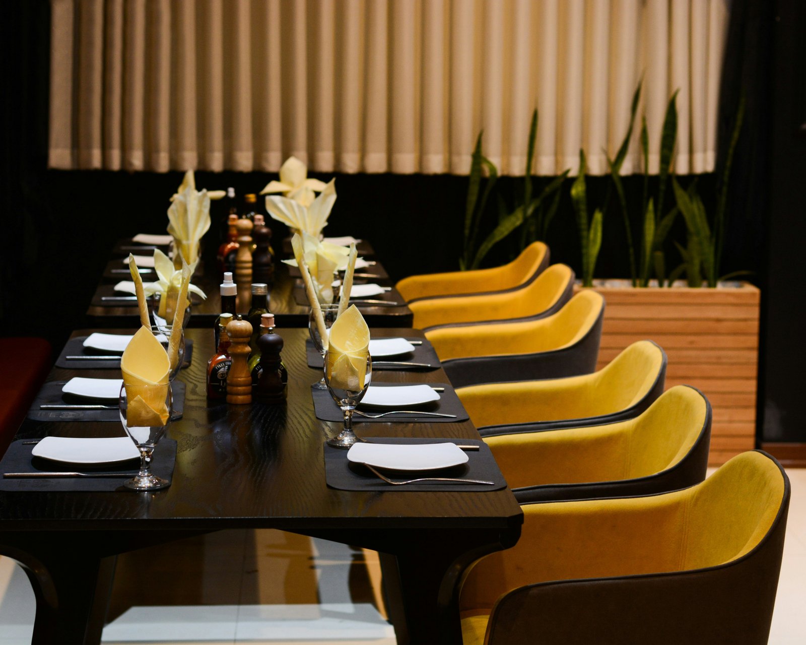 Ember and Oak restaurant interior