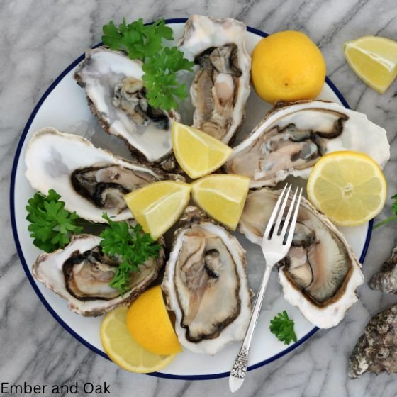 Fresh oysters